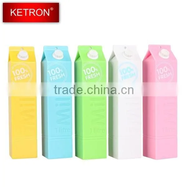 Different Promotion 2600 Mah Power Bank Milk Design photo-2