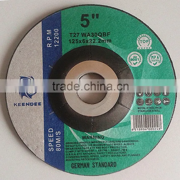 Phenolic Resin Bond Fiberglass Mesh Reinforced China Abrasives Metal Grinding Wheels