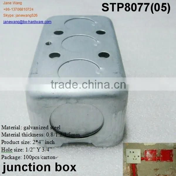 Electrical Galvanized Metal Junction Box photo-6