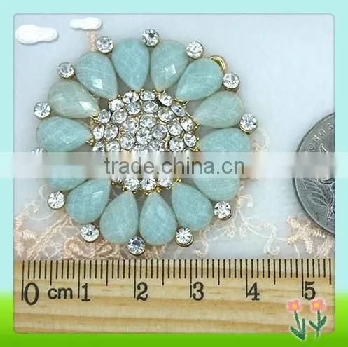 Wholesale Unique Large Decorative Rhinestone Button photo-2