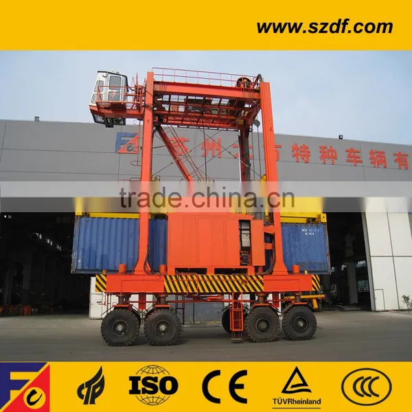 Stacking Container Straddle Carrier /Rubber Tyre Port Lifting Gantry Crane photo-3