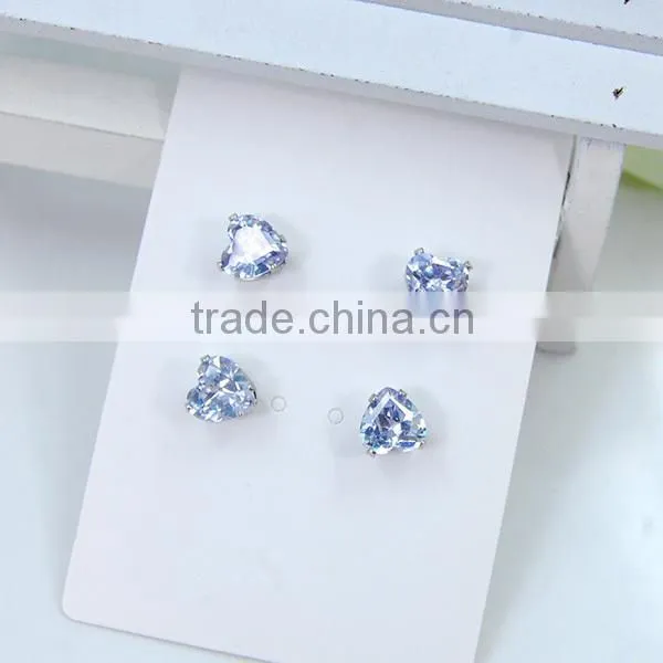 Cubic Zirconia Stud Earrings
