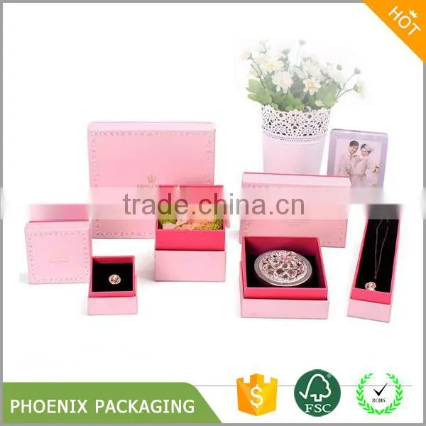 Custom Logo Printed Paper Jewelry Gift Box , Ring Box, Necklace Box photo-2