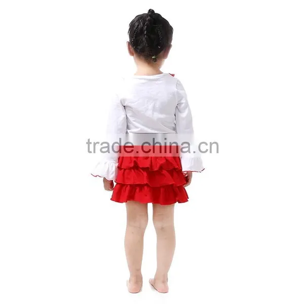Wholesale 100% Cotton Fashionable Soft Fabric Girls Boutique Clothing Fall 2016 photo-6