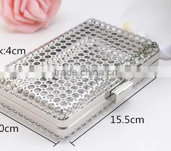 Guangzhou Metal Box Frame for Lady Purse, Lady Evening Bag, Silver Metal Frame photo-2