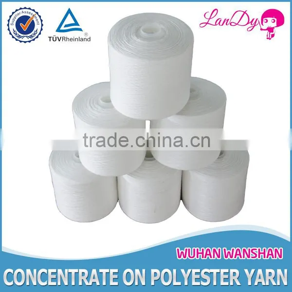 High Quality 100% Polyester Yarn Factory Price photo-2