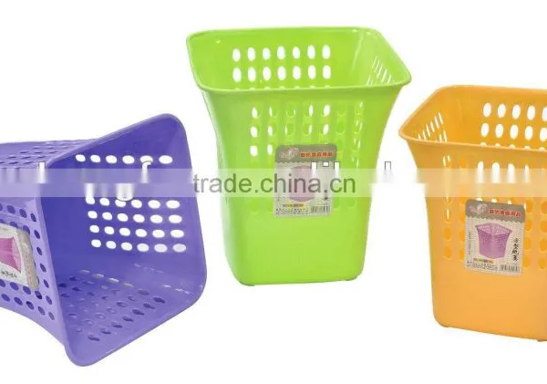 2018,2038 Plastic Colorful Mesh Wastebasket photo-4