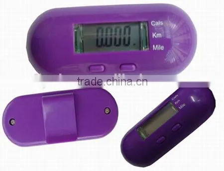 Pill shape pedometer/calorie pedometer