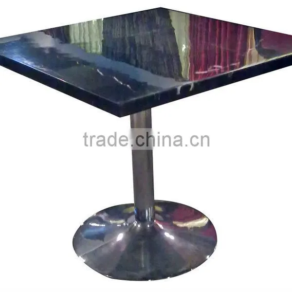2014 Hot Sales Restaurant Table With Chrome Leg photo-4