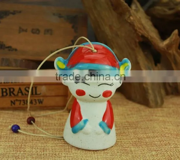 Carton Doll Ceramic Wind Bell photo-4