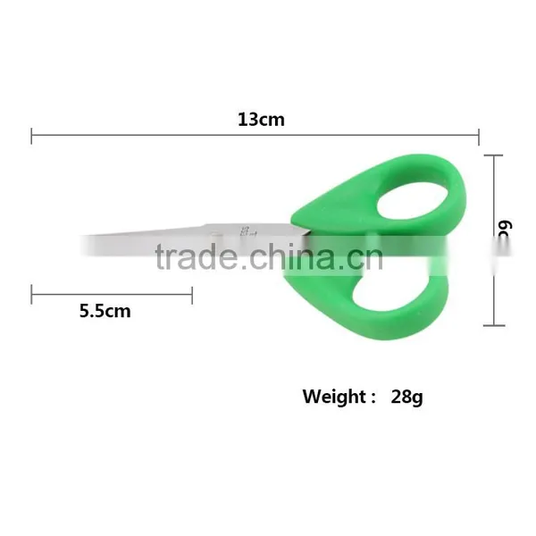 Plastic Handle Safety School Student Scissors photo-2