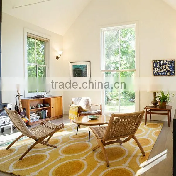 Circle Patterned Rugs Yellow Rugs Colorful Carpets photo-5