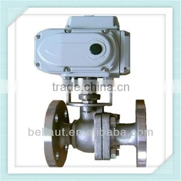 China Motorized Flanged 4 Inch ss Cf8m Stainless Steel Ball Valve Manufacturer Price photo-2