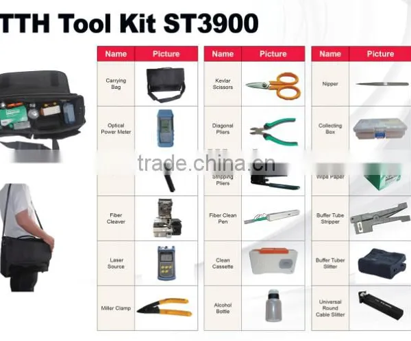 ST3900 FTTH Fiber Optic Termination Tool Kit Optical Repair Kit photo-6