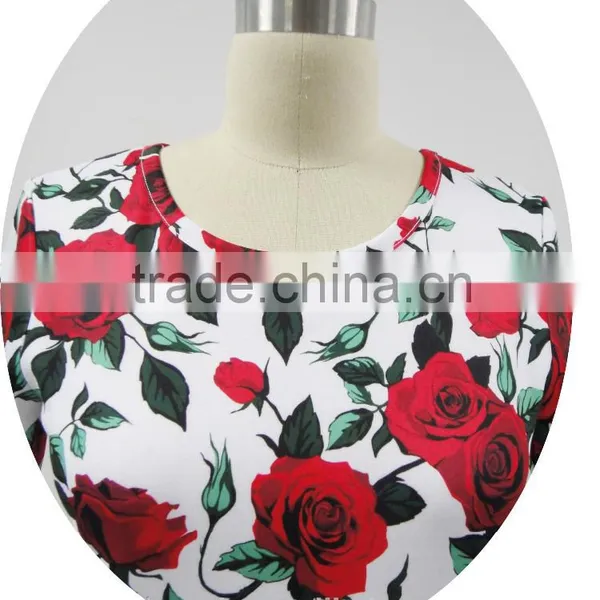 White Flowers All-over Printed Chic Top photo-2