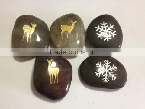 Engraved Stones Words Stones for Vase Filler,candle Display ,crafts and More