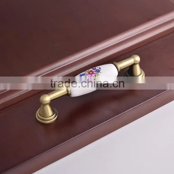 Wholesale High Quality Ceramic Handles and Knobs Kitchen Wardrobes Door Porcelain Modern Pulls Knobs photo-6