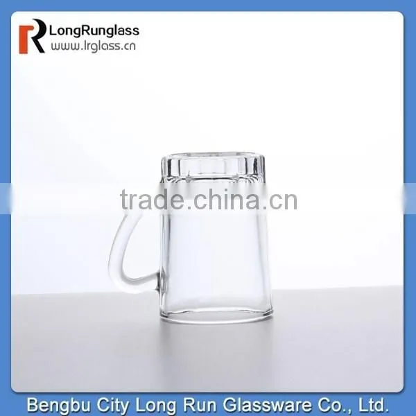 LongRun 85ml Small Glass Mugs Unique Bottom photo-5