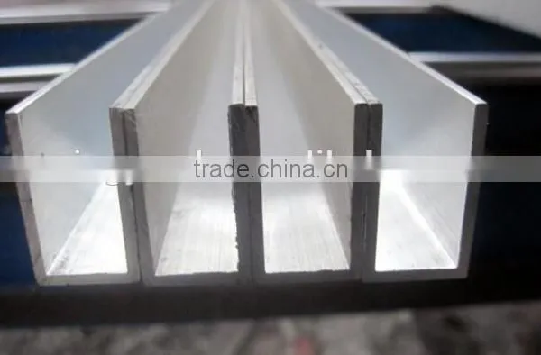 Mill Finish Extruded Channel Aluminum C Channel Profiles photo-3