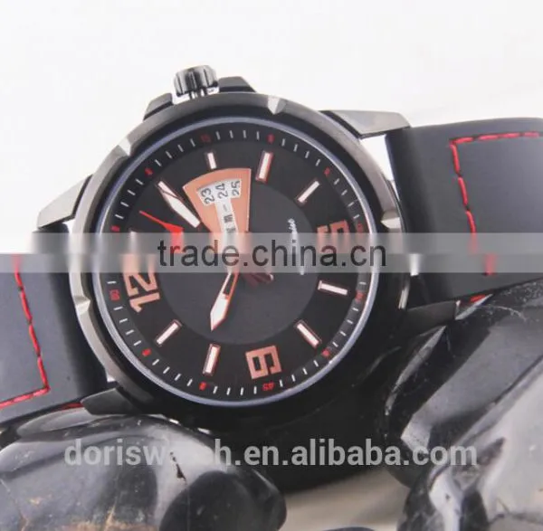 New High Quality Products Oversize Bezel Men Sport Wrist Watch Casual Silicone Watch Rubber Colorful Watch With Date photo-5