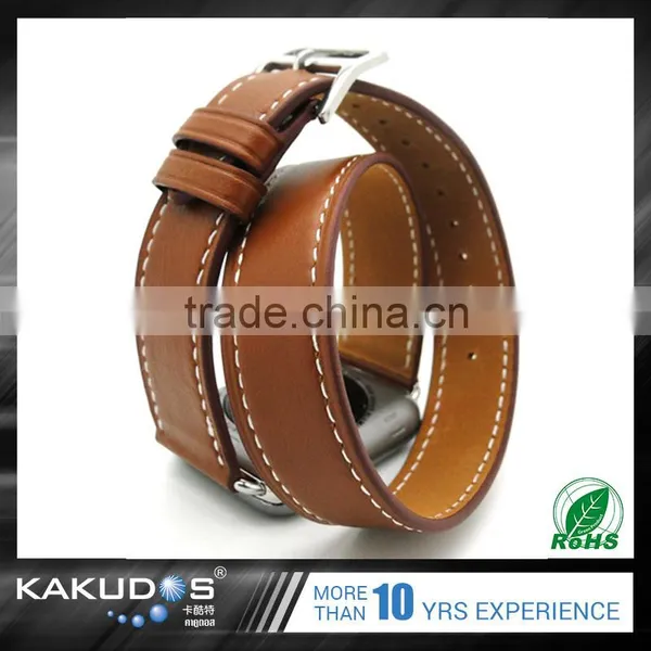 Advanced Manufacturing Technology Blue Tour-Leather Band for Apple Watch photo-2
