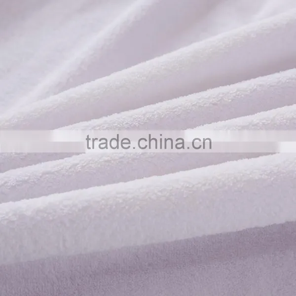 Skirted White Anti Bed Bug Coral Fleece Washable Mattress Protector photo-5