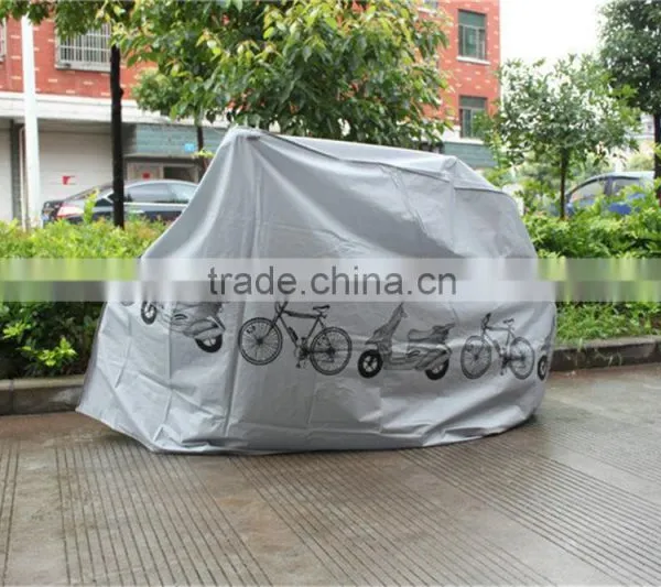 Rain Cover Dust Cover for Bike or Motorcycle Bike Motorcycle Rain Dust Cover Waterproof Outdoor Scooter Protector Gray For Bike photo-2