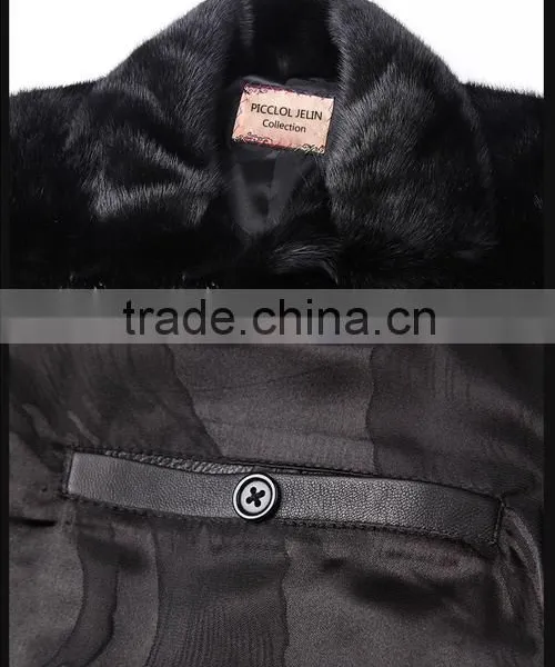 Cheap Nature Men Mink Fur Coats Manufactory photo-3