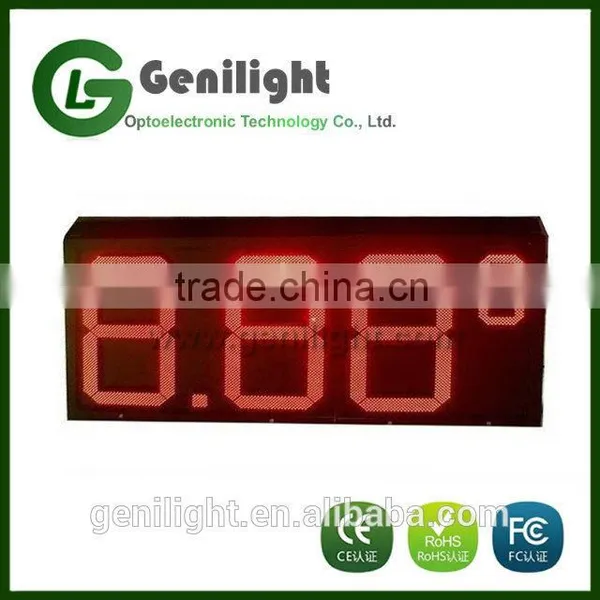 Hot Sale Red Led Gas Price Sign