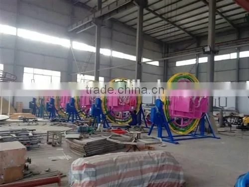 [direct Manufacturer] Outdoor Playground Human Gyroscope Rides / 3D Space Ring photo-3