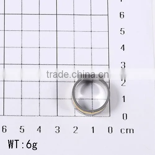 China Wholesale Silver Gold Stainless Steel Perfect Quality Jewelry New Fashion Ring for Men photo-2