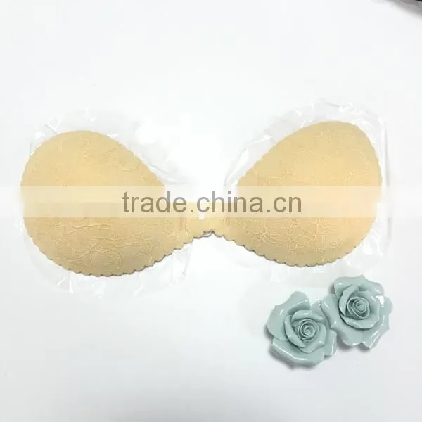 Hot Sell High Quality Sex Women Underwear for Sex Sexy Invisible Breathable Strapless Self Adhesive Silicon Bras photo-5