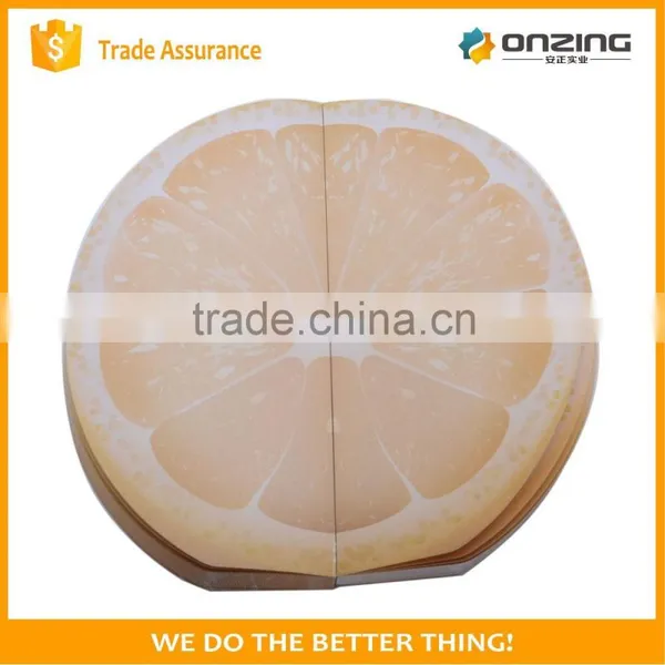 Onzing Good Quality Fashion Fruit Shaped 3d Design Memo Note Pad photo-2