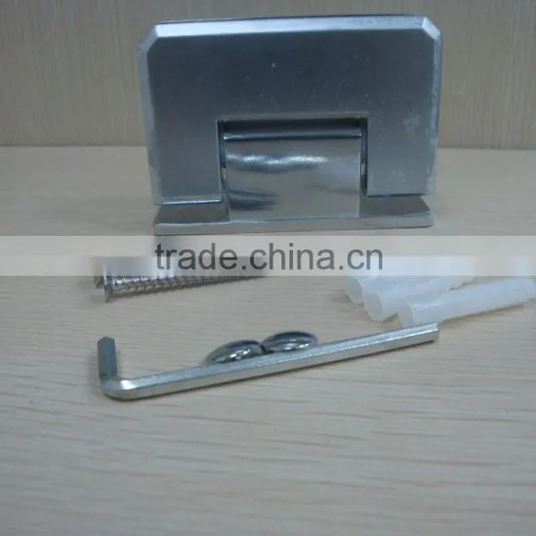 Stainless Steel 90 Degree One Side Glass Door Hinge For Shower Door With Screws photo-2