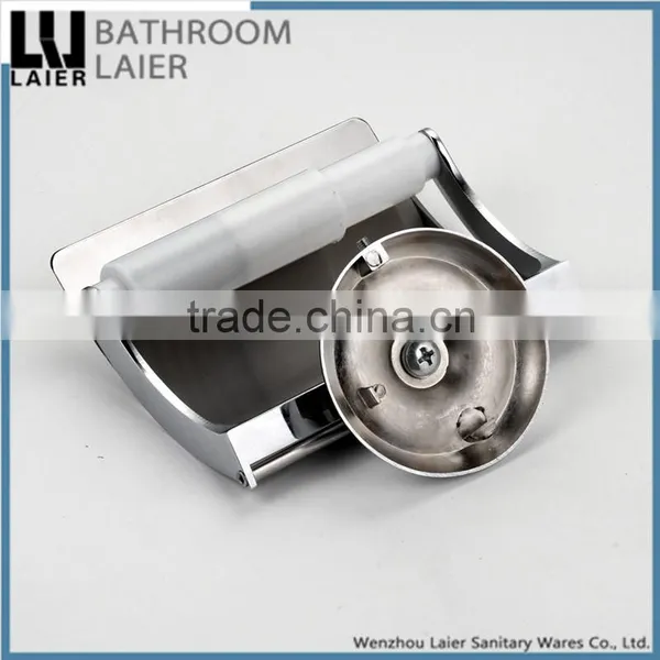 4333 Modern Kitchen China Goods Wholesale Zinc Bathroom Fittings Toilet Paper Holder With Cover photo-5