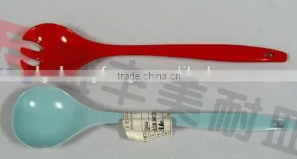 Colored Salad Spoon Melamine Utensils Set photo-2