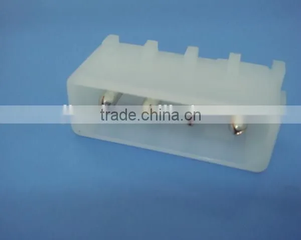 5.08mm Pitch Vertical PCB Mounting Orientation Wire to Board Pin Header Connector TE 4 Pin Connector Tyco 350424-1 photo-4