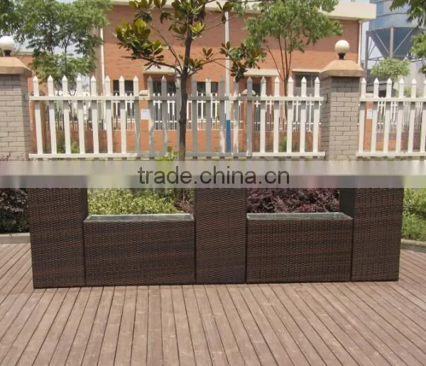 Sectional Outdoor Rattan Flower Pot photo-2