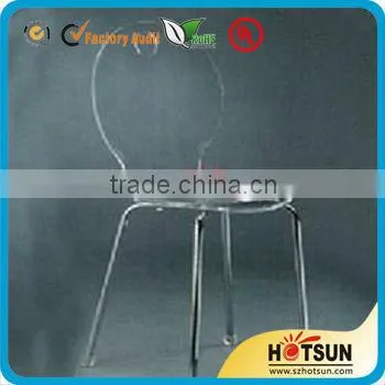 Traditional Clear Acrylic Dining Chair or Acrylic Chair