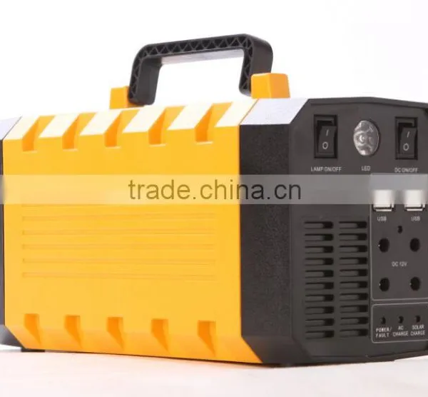 All in One Solar Portable Inventer With Solar Panel and 4pcs Superbright 3W Led Light photo-5