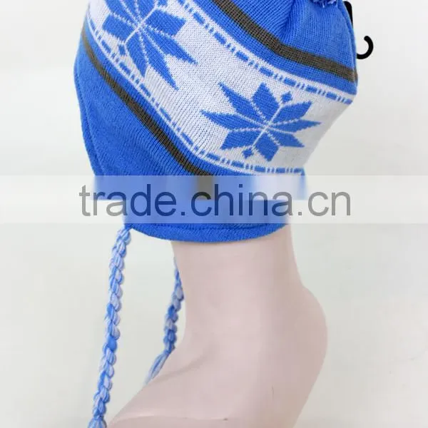 Pom Pom Knitted Women Warm Beanie Hat photo-3