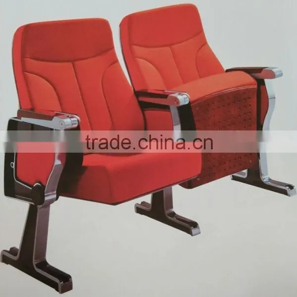 Movable Auditorium Chair Writing Pad /Comfortable Cinema Chair, Auditorium Chair YA-314 photo-5