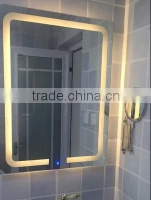 World Popular CE R0HS Certificate Freely Customized Function Wall Mounted Bright Bathroom Touch Screen Sensor LED Mirror photo-5
