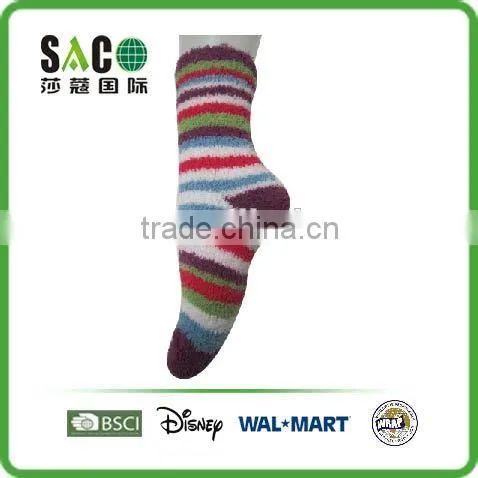 Simple Colorful Stripe Fluffy Socks photo-6
