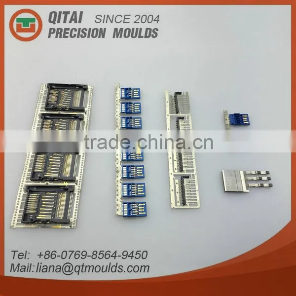 Plastic Injection Male Female Communication Connector PC Connector Mould