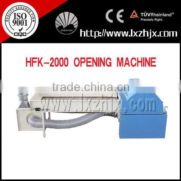 micro fiber opening machine