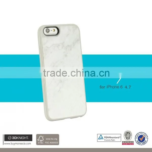 Unique Ultra Thin Marble for IPhone Case, White Black TPU Case for IPhone 6, Luxury Slim Marble Hard Smart Cover photo-3