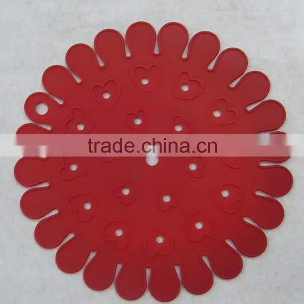 2016 Beautiful Design Fancy Silicone Heat Resistant Coasters Cup Insulation Mat photo-2