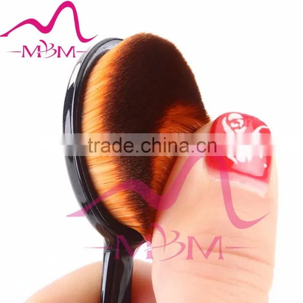 Plastic Handle Durable Dense Synthetic Hair Cosmetic Makeup Brush photo-2