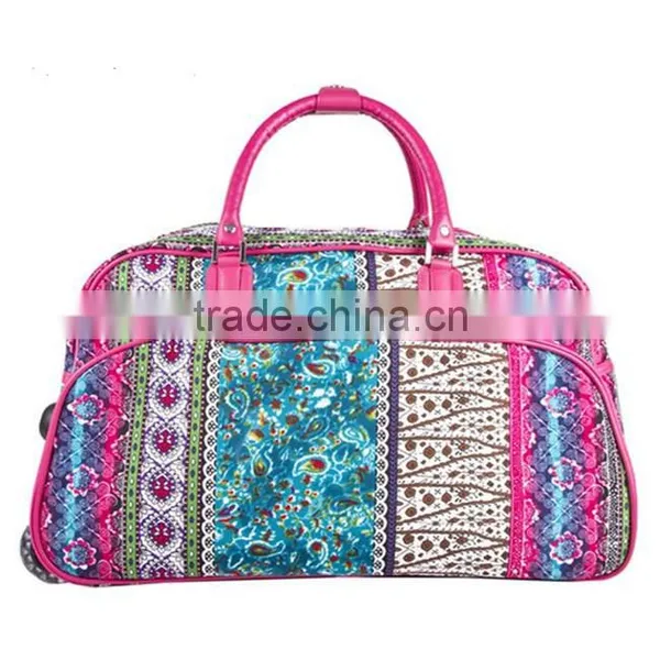 21 Inch Rolling Fancy Trolley Bag photo-2